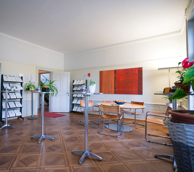 perspectiva GmbH Basel, Aufenthaltsbereich innen